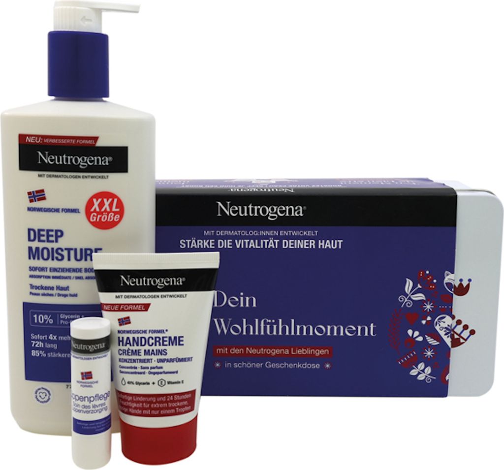 Neutrogena Geschenkset GP Wohlfühlmoment 3-teilig in Produktbild 