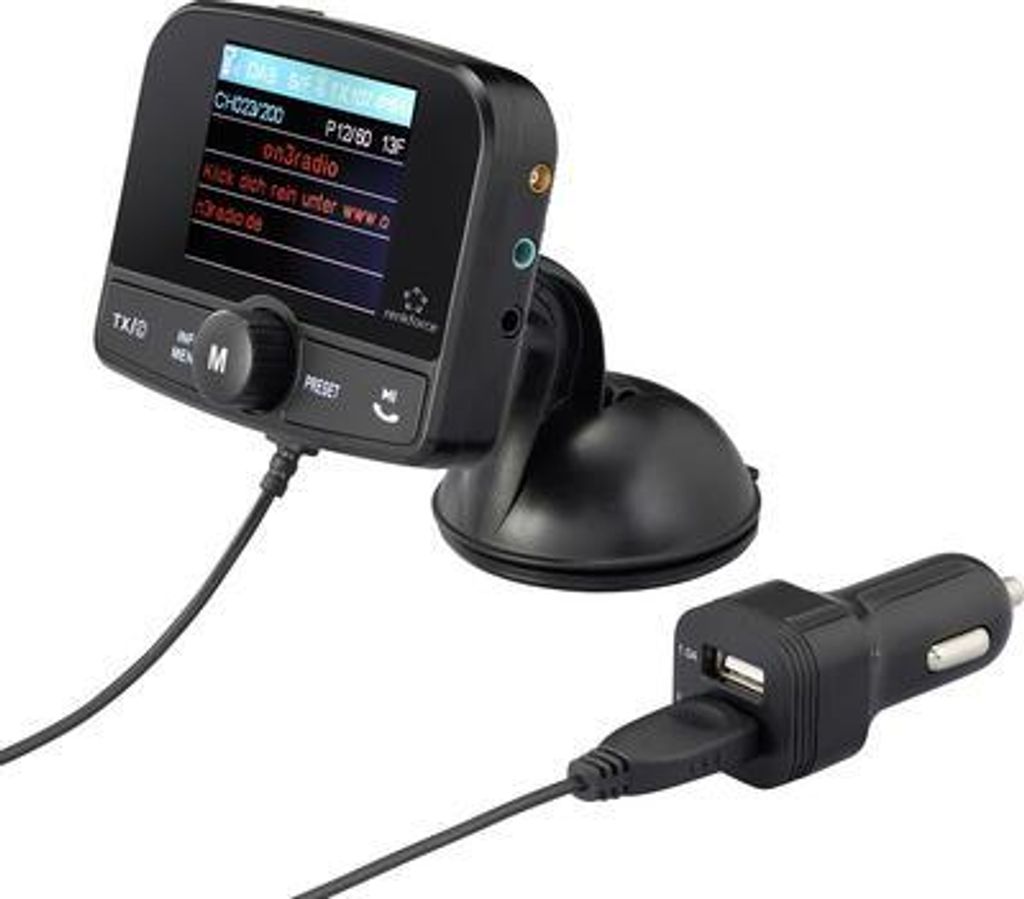 Renkforce RF-CRDAB-100 DAB+ Empfänger Saugnapfhalterung Produktbild 