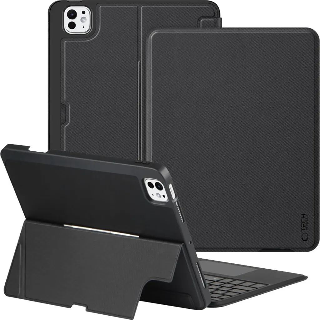 Custodia Tastiera iPad Pro 13 2024 Tech-Protect Scmag Nero - Pro