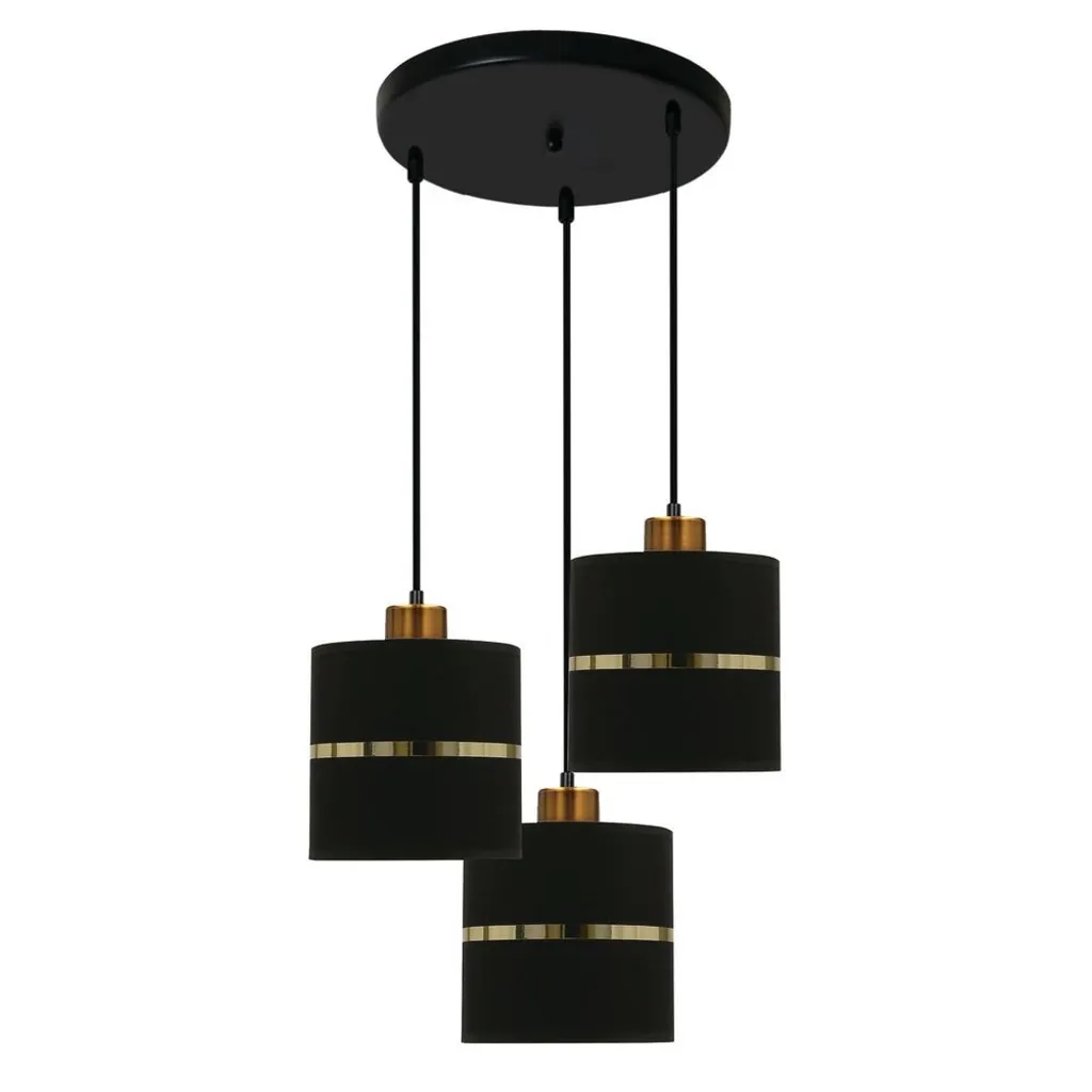 Plafonnier Candellux 3xE27 60W Assam 33-17468 - Luminaire Moderne