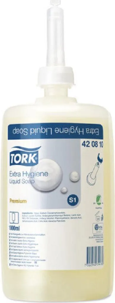 Tork 420810 Sapone Liquido Extra Hygiene: Risparmio e Igiene S1 1L
