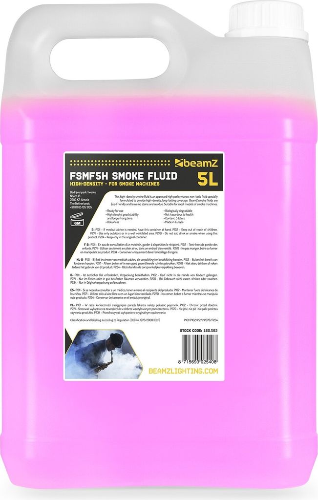 High Density Nebelfluid Wasserbasis 5 Liter pink Produktbild 3