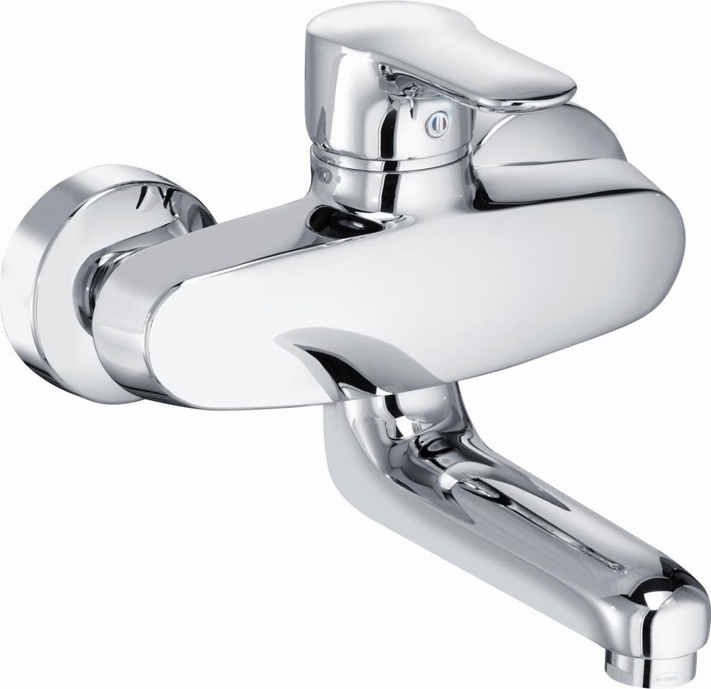 Kludi Spültisch-Wand-Einhandmischer OBJEKTA DN 15 Ausladung 180 mm chrom
