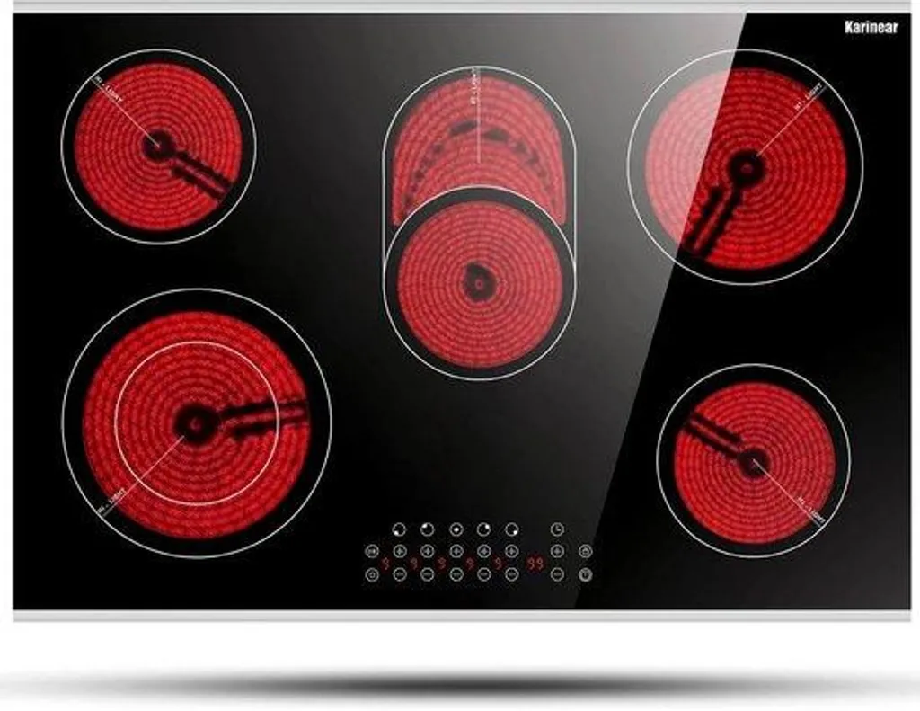 Plaque induction 5 brûleurs 8400W : la fin des cuissons trop lentes