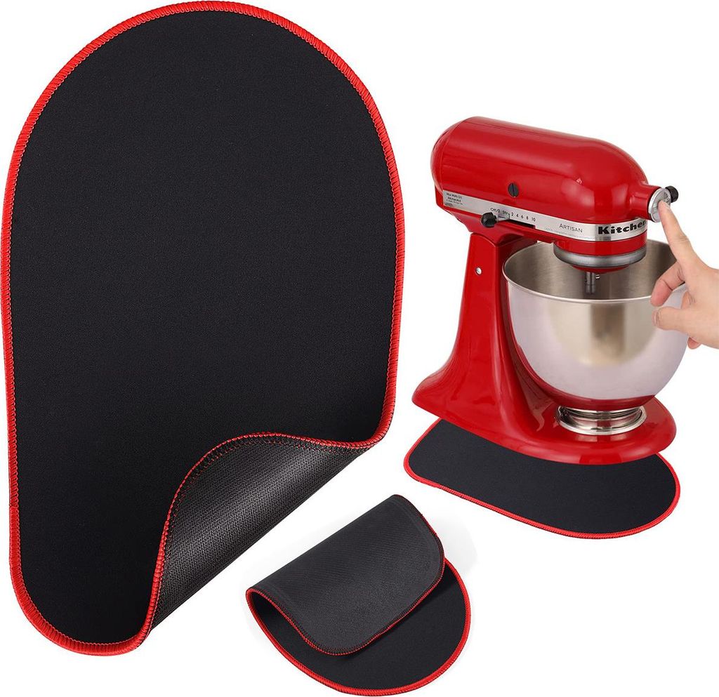 Anti-Rutsch Matte für KitchenAid Standmixer, 34x25 cm Gleitbrett, ideal für schwere 6,5–8 L Küchenmaschinen