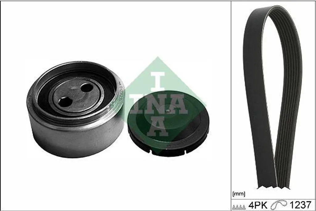Kit Courroie Accessoire INA pour Réparation Audi A4, A6 et VW Passat 3B