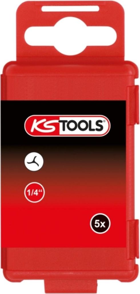 KS Tools 1/4" Bit TRIWING, 75mm, #3, 5er Pack, 911.8386