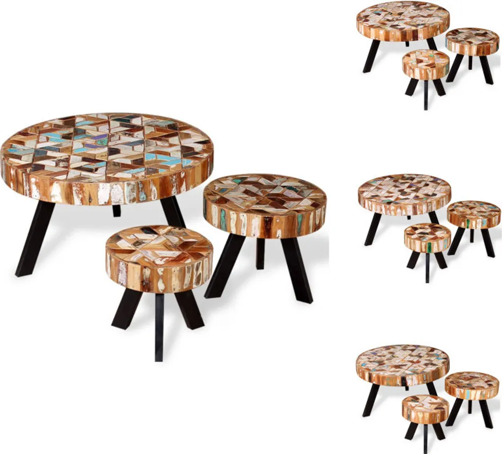 Aménagez votre salon avec ces trois tables basses en bois authentique