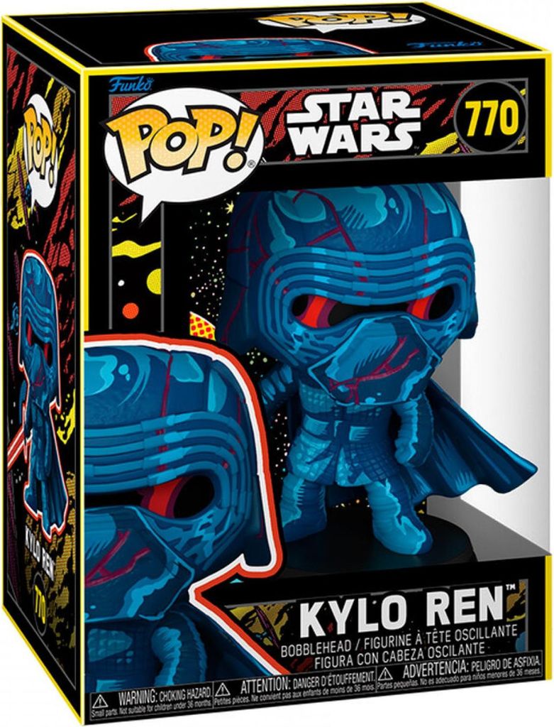 Figurka Kolekcjonerska Funko POP! Kylo Ren (Retro) 9 cm Immagine del prodotto 
