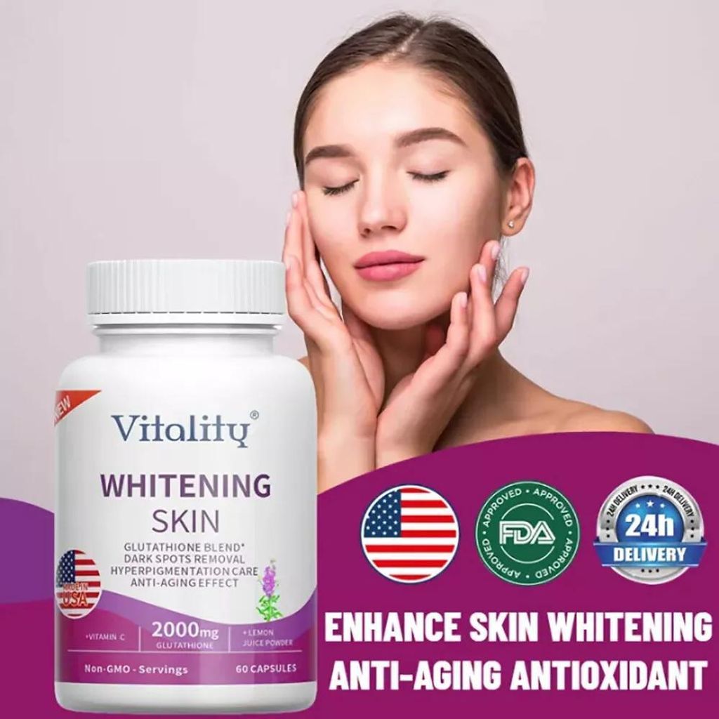 Whitening Skin Glutathione 2000 mg (60 gélules) Complément