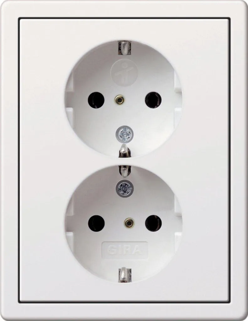 Prise Électrique Gira F100 pour Rénovation et Maison Neuve 0783112