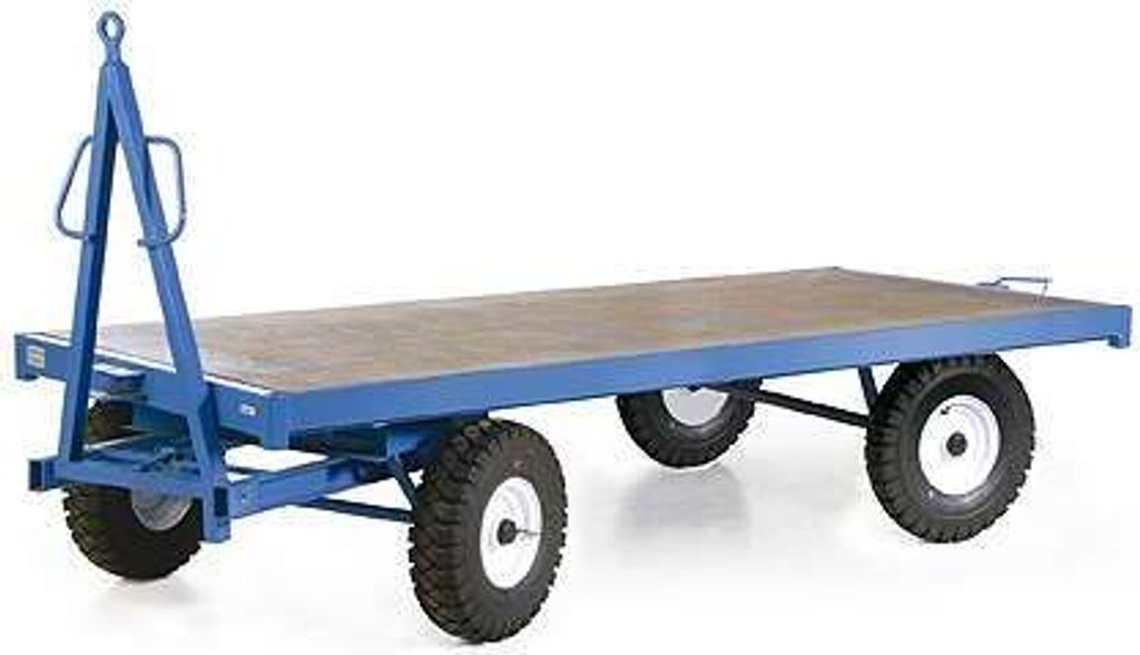 Protaurus Industrie-Anhänger mit Kugellenkkranz 5t Traglast Luftbereifung 2500x1250mm