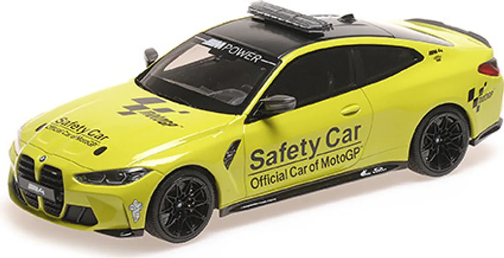 BMW M4 MotoGP Safety Car 1:18 - Décoration Bureau Idéale pour Passionnés
