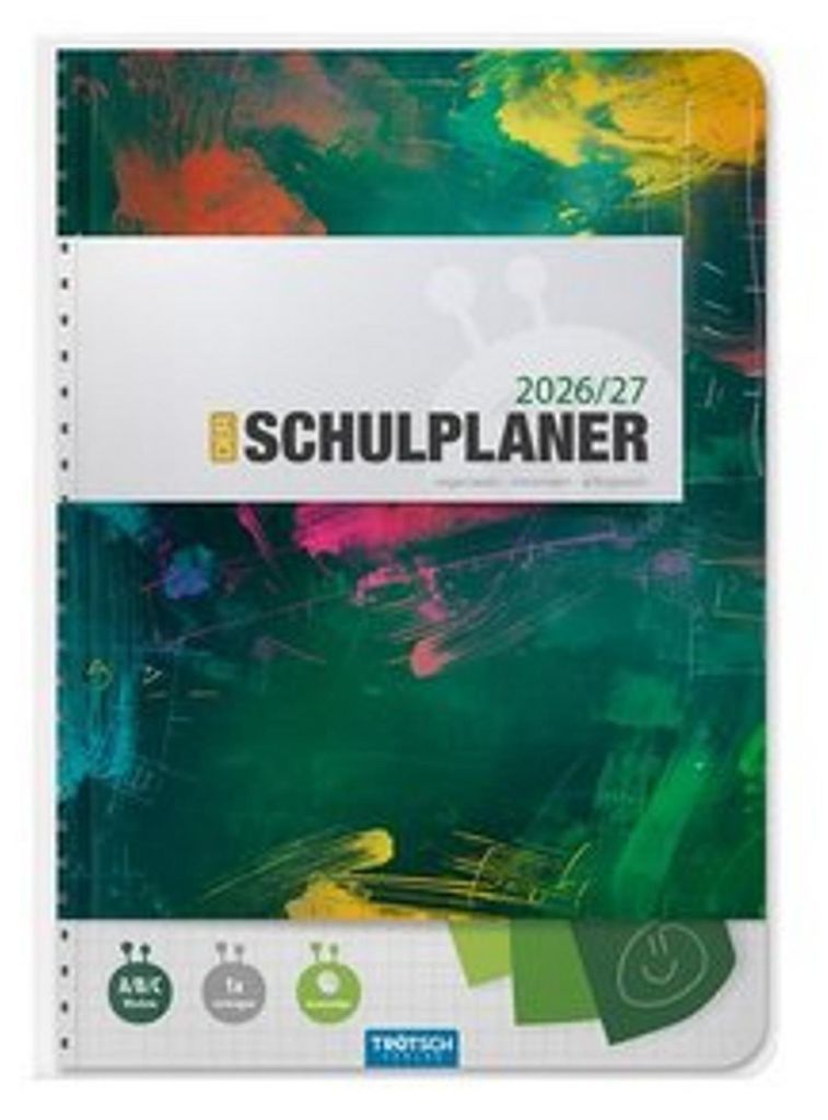 TRÖTSCH - Schulplaner Grün 26/27 Produktbild 