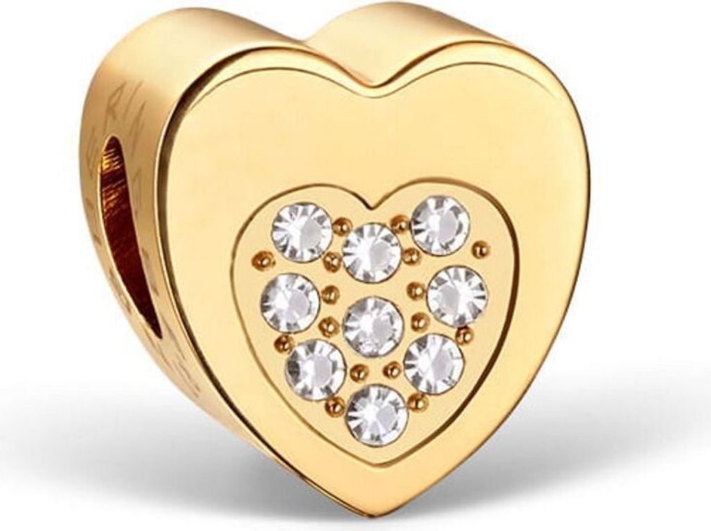 Bering Charm Herz TrueHeart-2 vergoldet