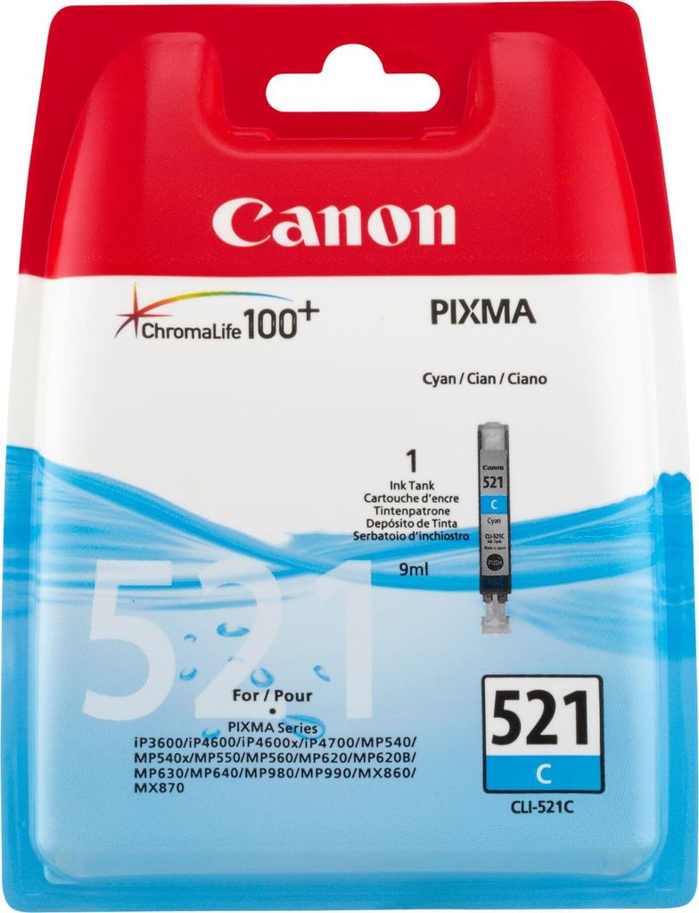 Canon CLI-521C Druckerpatrone cyan Image du produit 