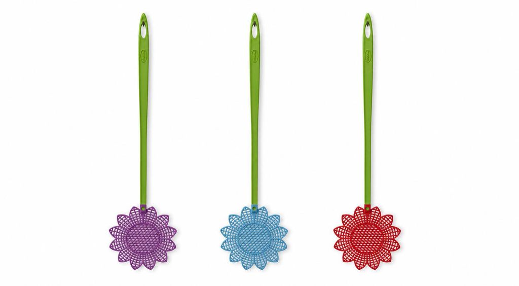 Wenco Fliegenklatsche Blume Kunststoff Fliegenwedel Produktbild 