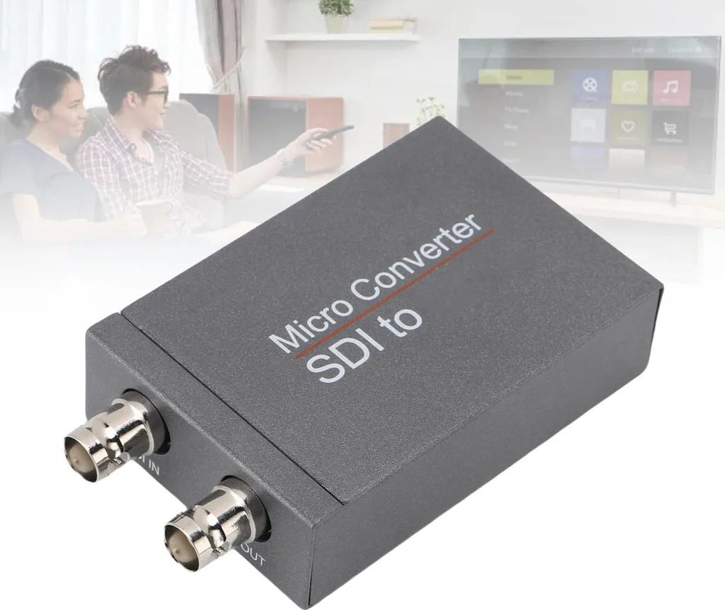 Boîtier SDI vers HDMI pour Projecteur et Caméra avec Sortie Loop-out BNC