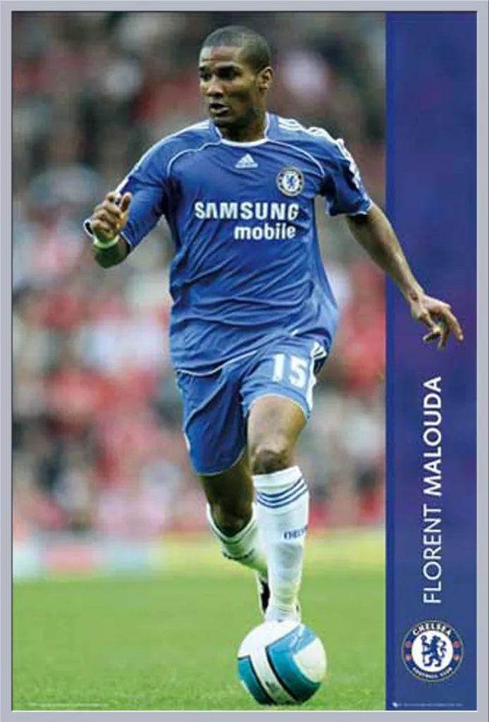Poster Chelsea Malouda sous cadre argenté Shinsuke vitre acrylique durable