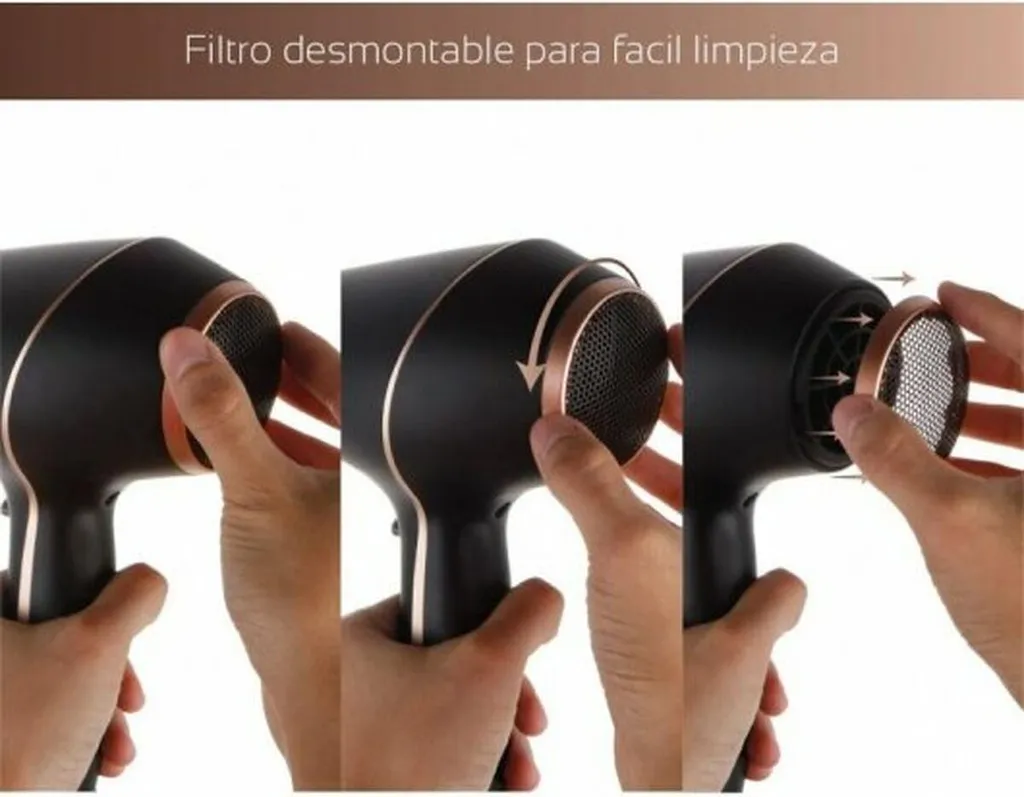 Sèche-cheveux Orbegozo SE-2065 Noir 2000 W : Puissance et Précision - 6