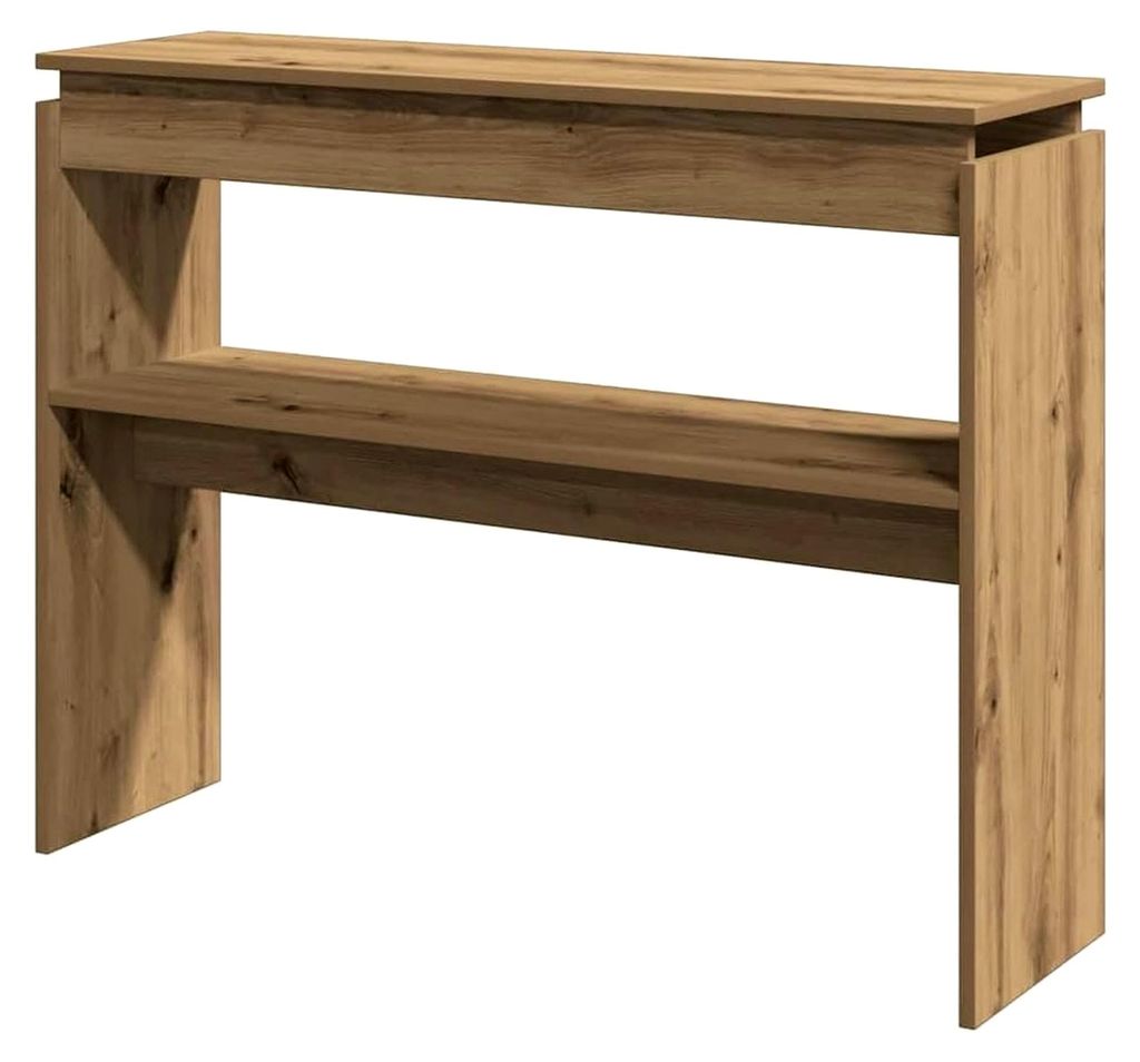 Konsolentisch Artisan-Eiche 102x30x80 cm Holzwerkstoff, Sofatisch, Ablagetisch, Flurtisch, Dielentisch, Wandtisch