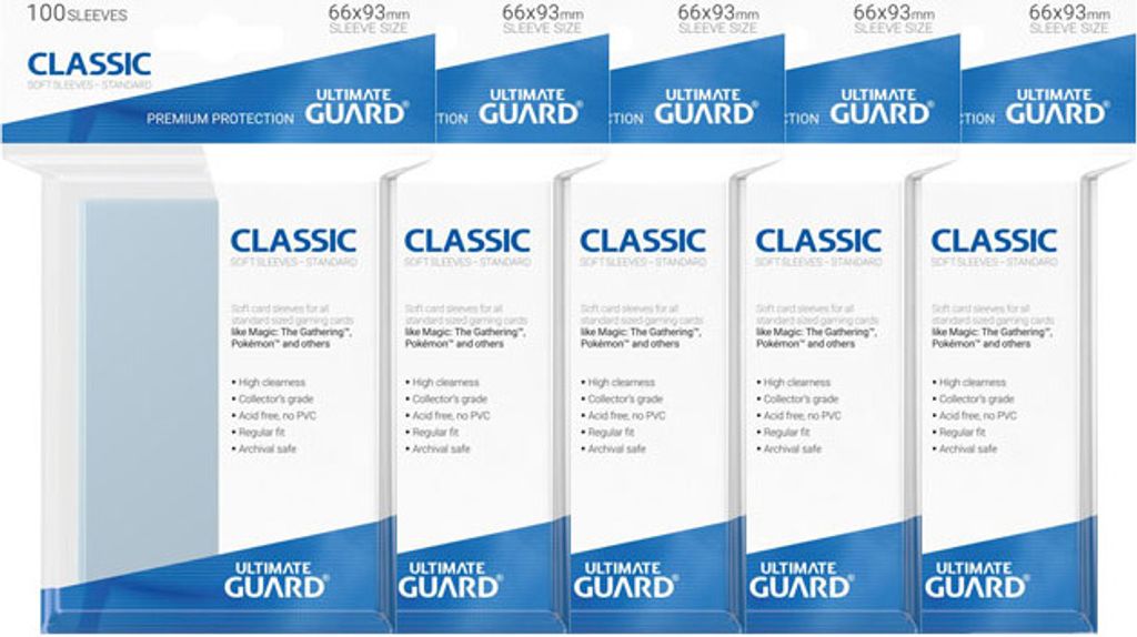 500 Ultimate Guard Card Sleeves Schutzhüllen Sleeves