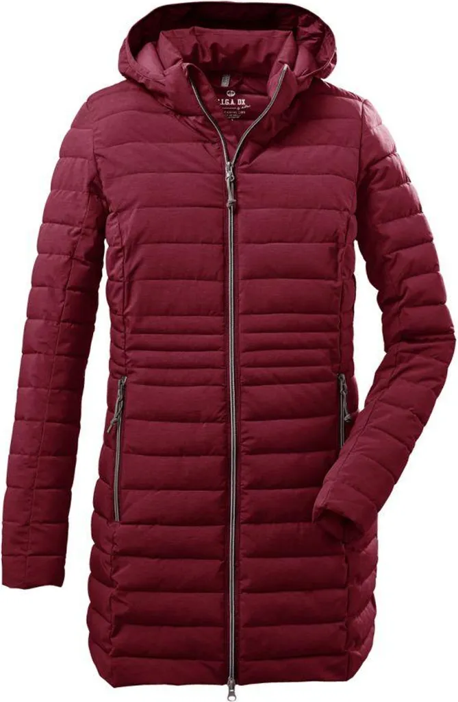 killtec mantel damen rot