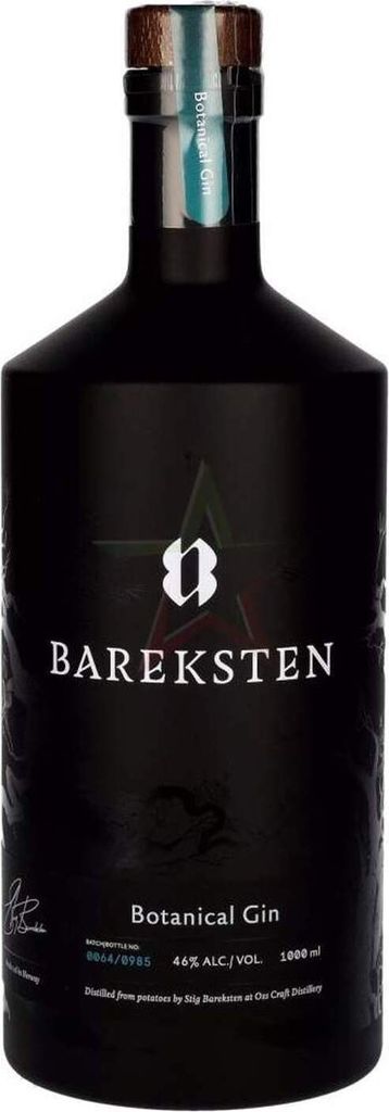 Bareksten Botanical Gin 46 % 1,00 Liter