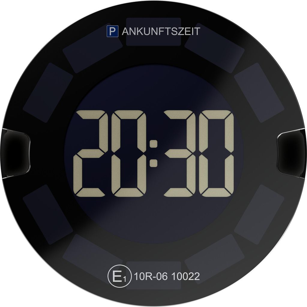 ooono Elektronische Parkscheibe P-Disc No.3 Schwarz, H: 97 Produktbild 