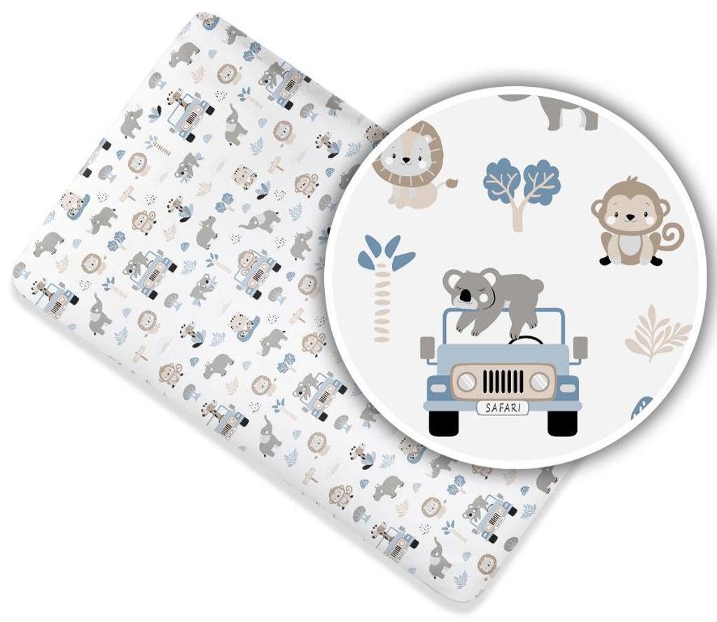 Lenzuolo con Angoli per Lettino 80 × 160 cm – 100% Cotone, Immagine del prodotto 