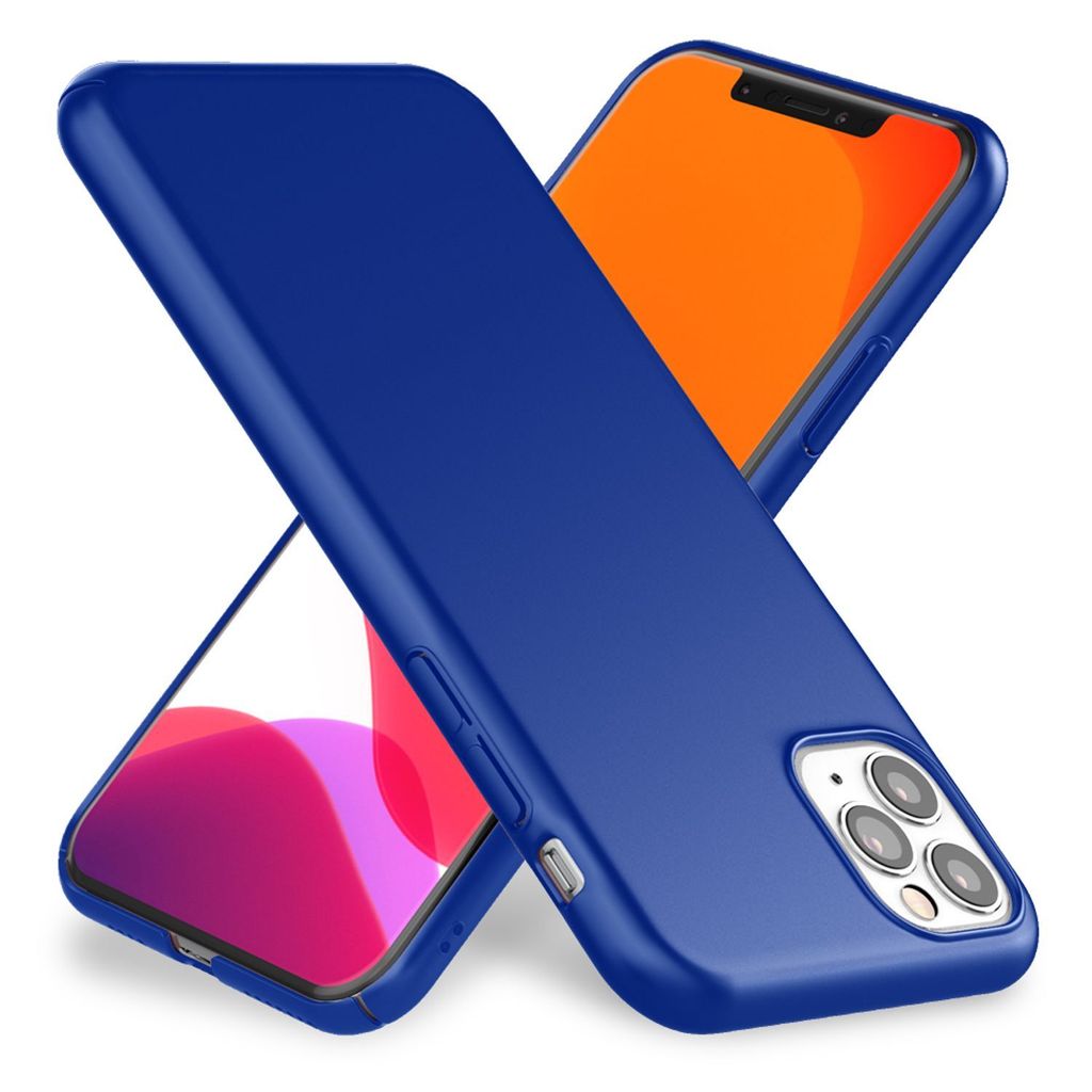 NALIA Handyhülle für iPhone 11 Pro Max, Schutz Case Cover Tasche Bumper Etui Blau