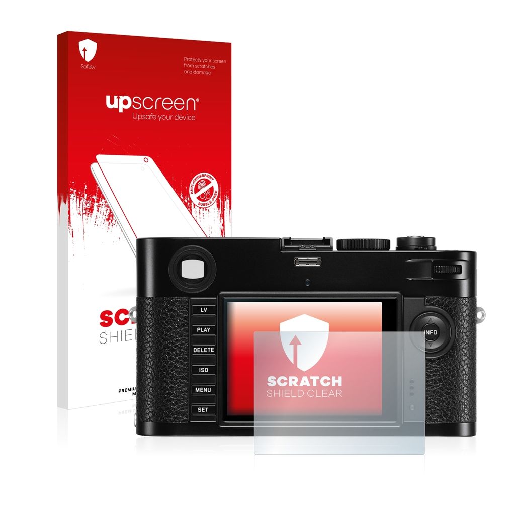 upscreen Schutzfolie für Leica M (Typ 240) Displayschutz Displayschutzfolie Folie Klar Transparent