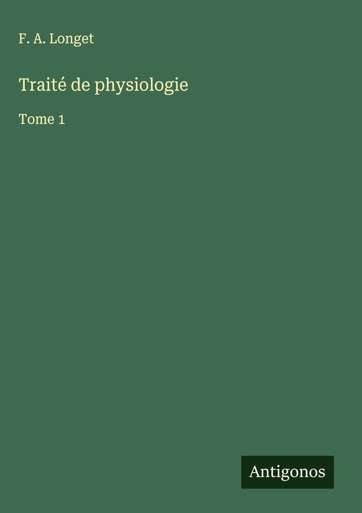 Abhandlung über Physiologie