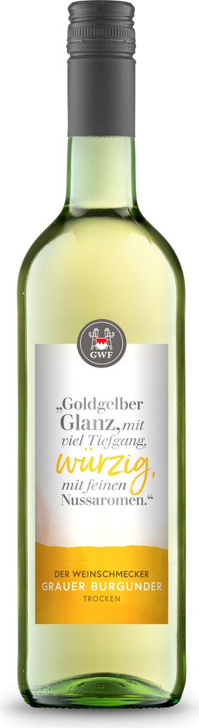 Der Weinschmecker Grauer Burgunder QbA trocken 0,75l Produktbild 