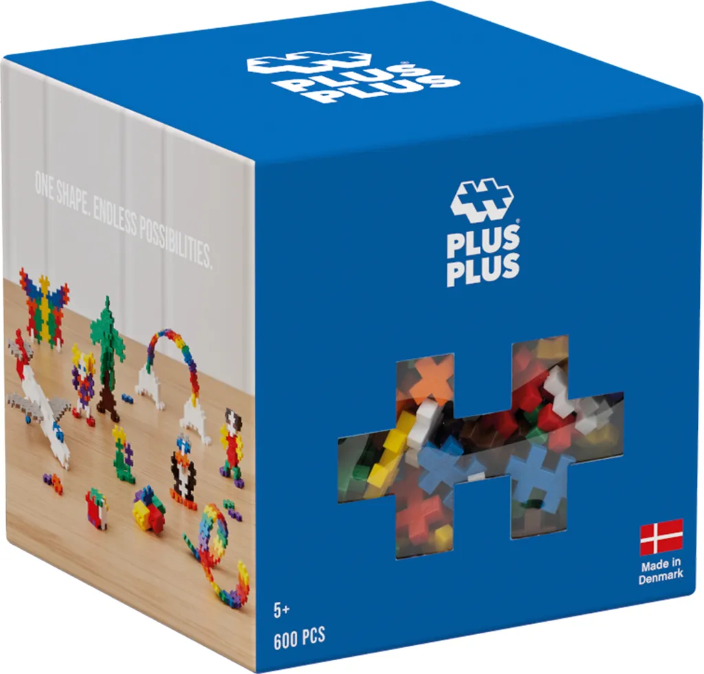 Plus-Plus Basic 600 Pièces 3310 Construction 2D et 3D Multicolore 600el - 12
