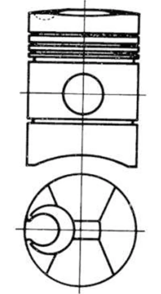 Piston haute résistance 91254600 pour BMW E46 - Standard OE KOLBENSCHMIDT