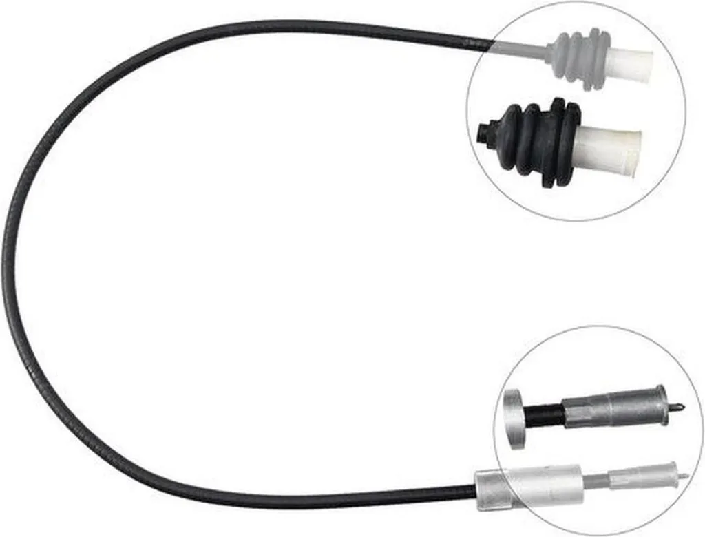 Cavo tachimetro A.B.S. K43147 per OPEL Ascona C Berlina (J82) 860 mm 0,25 kg