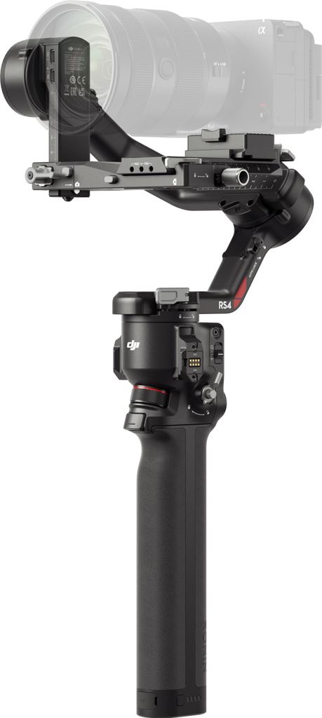 DJI RS4, ručný stabilizátor kamery, hliník, čierny, 1/4", Obrázok produktu 