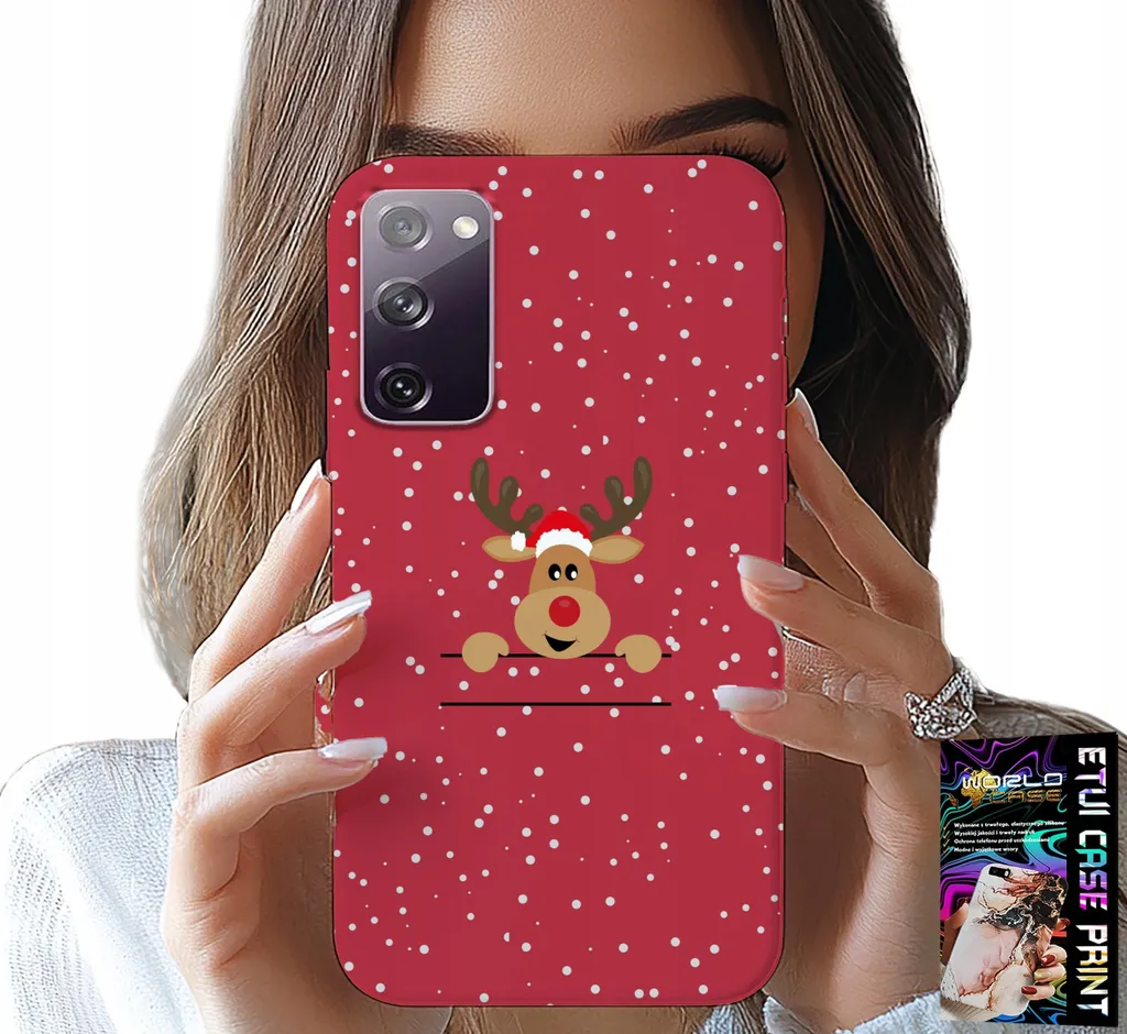 Cover Natalizia Chic Samsung S20 FE + Vetro | Look Renna Inverno