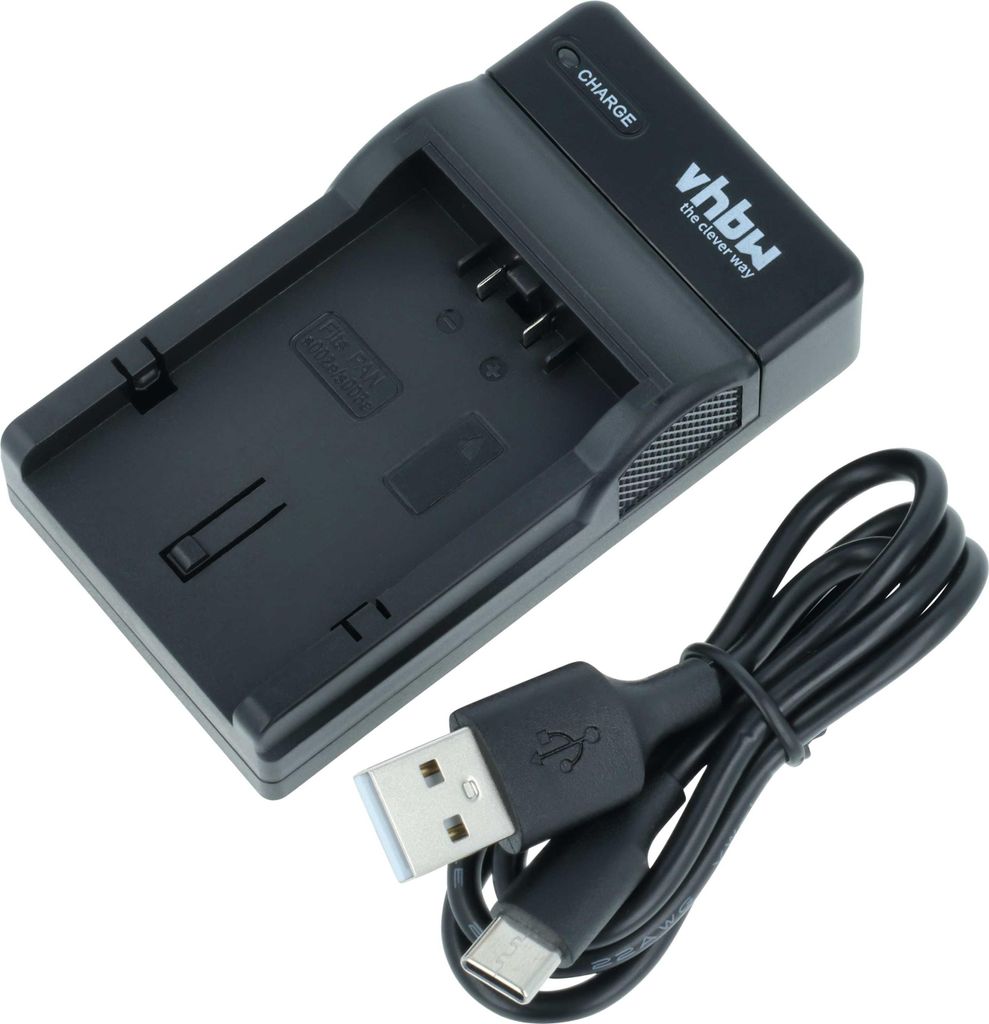 vhbw USB-C Ladegerät kompatibel mit Panasonic Lumix Produktbild 