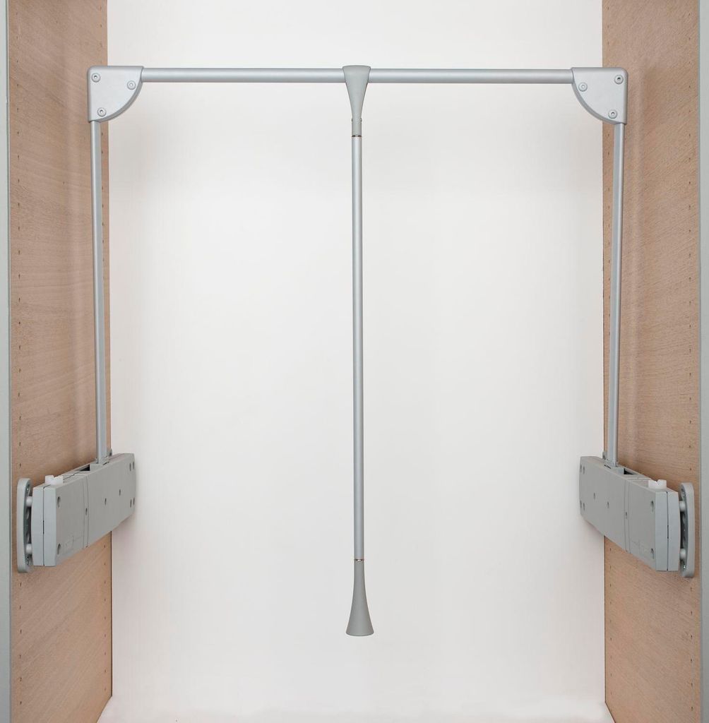 SERVETTO Kleiderlift Super Pro 1100mm Kunststoff/Stahl grau Produktbild 