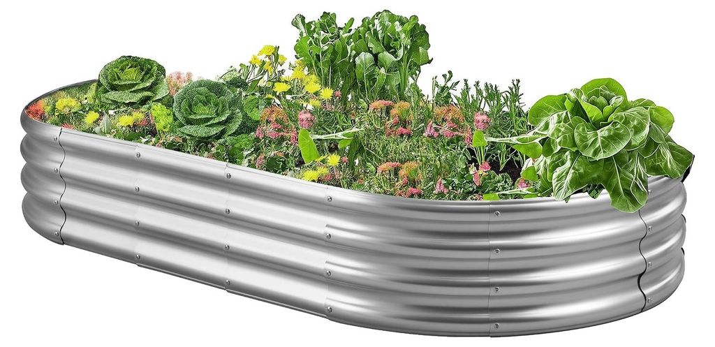 VEVOR verhoogde plantenbak, metalen groentebak, plantenbak, Productafbeelding 