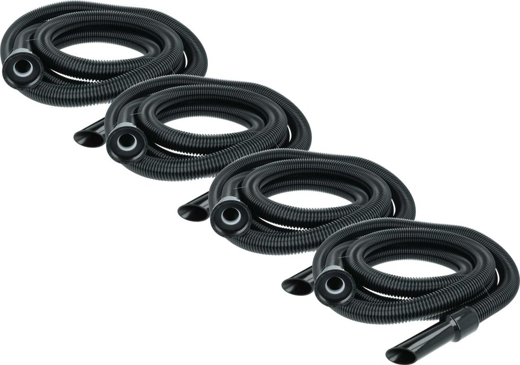 vhbw 4x Ersatz Schlauch kompatibel mit Numatic Henry 240 Plus PPR240-11, ALLERGY HVA160, Eco Plus NRP420-11 Staubsauger - 3,5 m, 32mm Rundanschluss