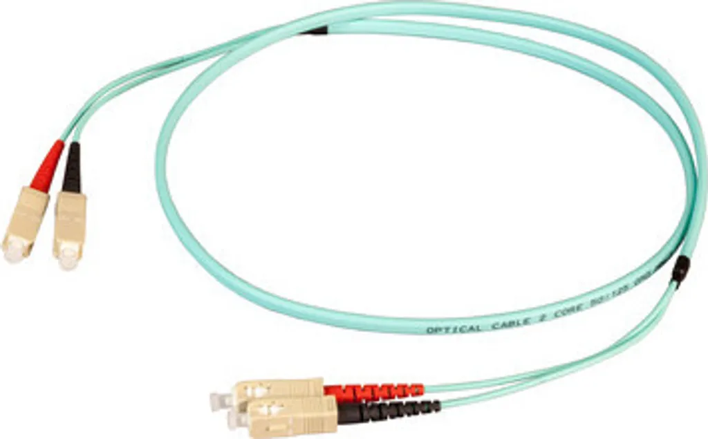 Fibre optique OM3 35m SC-SC anti-fumée LSZH EFB pour réseau stable