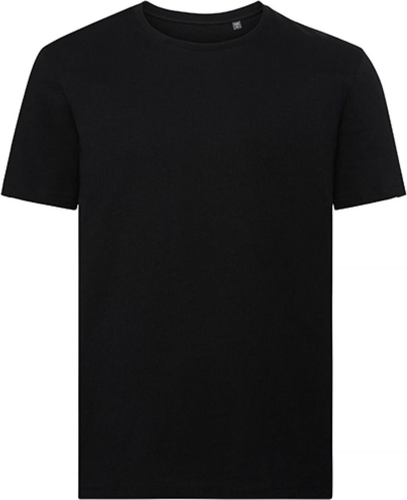 Russell R-108M-0 | Herren Authentic Tee Pure Organic, Single Jersey - Farbe: Black - Größe: XS