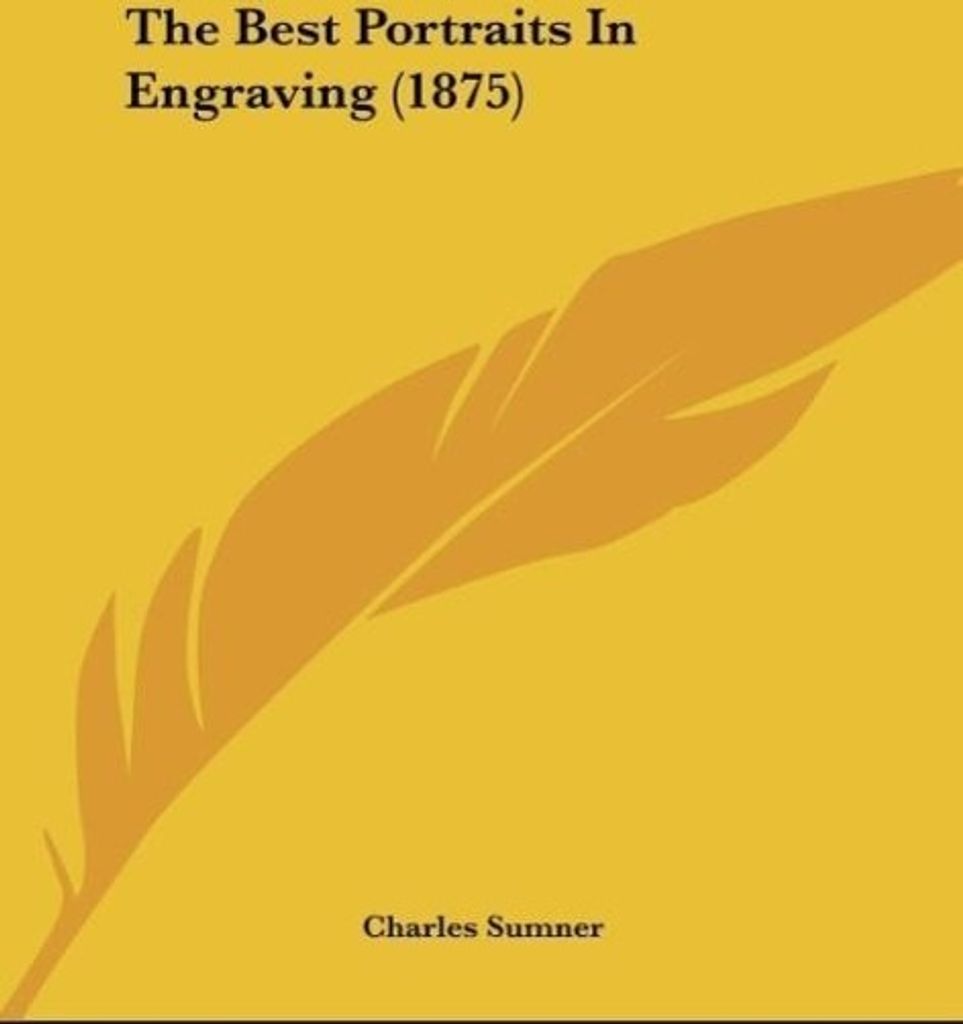 The Best Portraits In Engraving (1875)