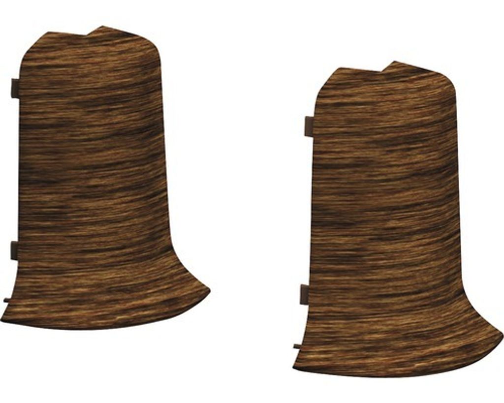 Prinz Außenecken für Klemm-Sockelleiste mit Kabelkanal Panga-Panga 50 mm