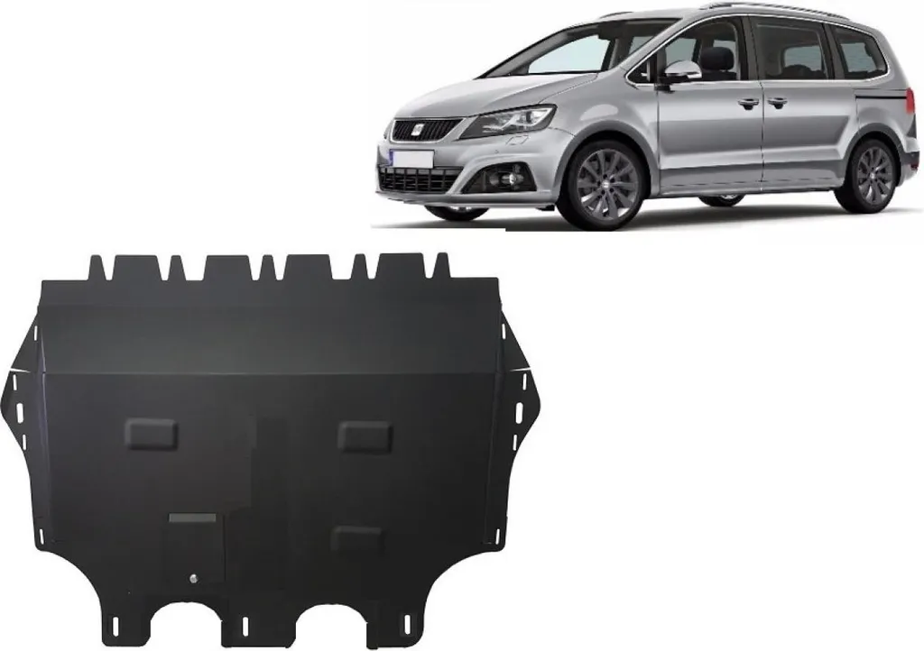 Sabot moteur Seat Alhambra en acier renforcé avec passage pour Webasto