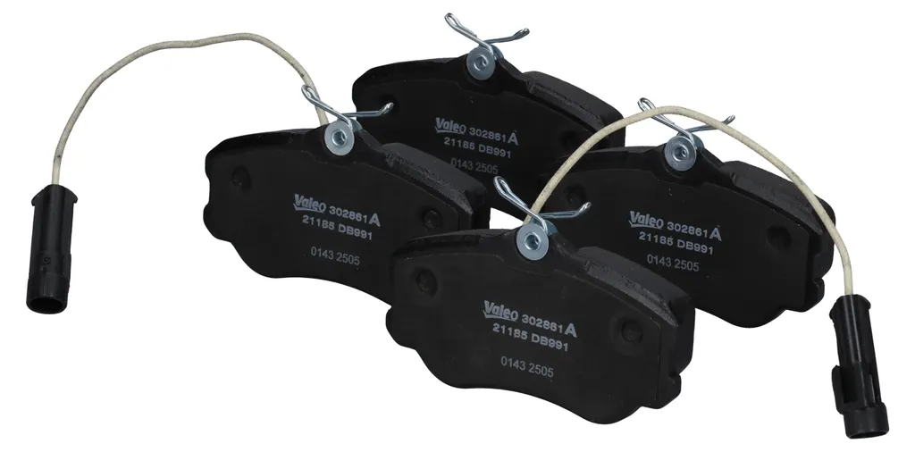 Plaquettes de frein VALEO 302861A à faible bruit pour FIAT CROMA