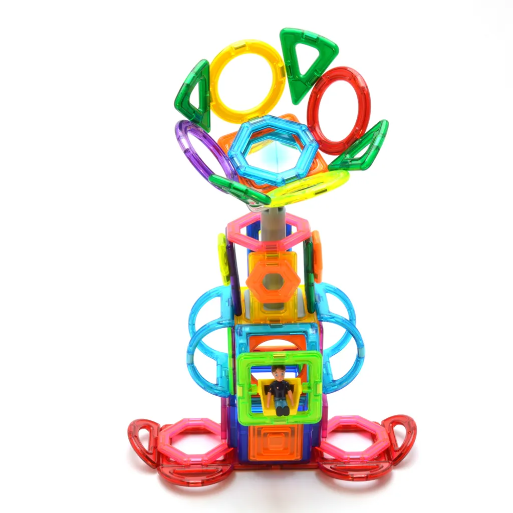 Magformers Emotion Spin 74 pièces : Jeu de construction magnétique expert - 5